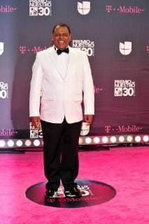 Dominican musician Wilfrido Vargas poses on his arrival to the carpet of the 30th edition of the Lo Nuestro Award to the Latin Music, at the American Airlines Arena in Miami, USA, 22 February 2018. Famous and popular Latinos parade in carpet of Lo Nuestro Award !ACHTUNG: NUR REDAKTIONELLE NUTZUNG!  Copyright: xGIORGIOxVIERAx MIA00 20180223-636549605189039989