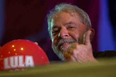 February 22, 2018 - Sao Paulo, Sao Paulo, Brazil - Former Brazilian presidente LULA DA SILVA attends an event to celebrate the 38th anniversary of the Workers Party, in Sao Paulo, Brazil. Sao Paulo Brazil - ZUMAl146 20180222_zaf_l146_020 Copyright: xPauloxLopesx
