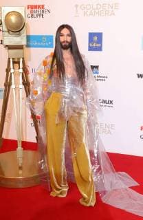 Conchita Wurst at the presentation of the Golden Camera in the fair Hamburg Karolinenstrasse Copyright imago stock people GmbH Tinkeres Date 22 02 2018 Golden Camera