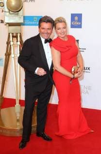 Thomas Anders Ms. Claudia at the presentation of the Golden Camera in the fair Hamburg Karolinenstrasse Copyright imago stock people GmbH Tinkeres Date 22 02 2018 Golden Camera