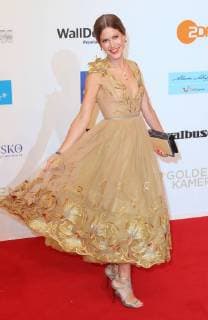 Wolke Hegenbarth at the presentation of the Golden Camera in the fair Hamburg Karolinenstrasse Copyright imago stock people GmbH Tinkeres Date 22 02 2018 Golden Camera