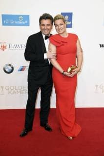 Thomas Anders with his wife Claudia Hess at the 53rd Golden Camera 2018 at Hamburg Messe Hamburg 22 02 2018 Foto:xF.xKernx xFuturexImage