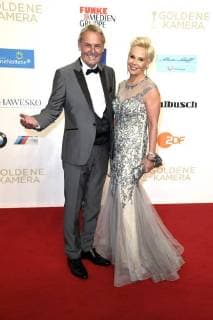 Jörg Wontorra with her friend Susanne Bausch at the 53rd Golden Camera 2018 at Hamburg Messe Hamburg 22 02 2018 Foto:xF.xKernx xFuturexImage