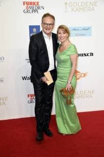 Frank Plasberg and wife Anne Gesthuysen at the 53rd Golden Camera 2018 at Hamburg Messe Hamburg 22 02 2018 Foto:xF.xKernx xFuturexImage