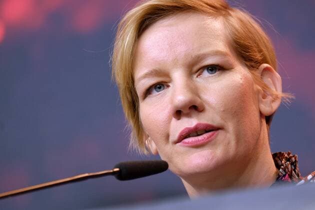 Actress Sandra Hüller during the press conference for the film IN THE GEARS IN THE AISLES on the occasion of the 68 Berlinale snapshot photography xK M Krause