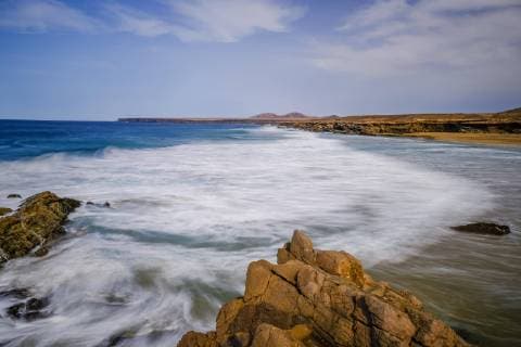 Rocky coast Playa de Jarugo Fuerteventura Canary Islands Spain Europe Copyright: imageBROKER/SonjaxJordan ibxjor04616031.jpg