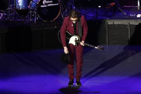 February 24, 2018 - EUM20180224ESP08.JPG.CIUDAD DE MEXICO MusicMusica-Joaquin Sabina.- Aspectos generales del concierto del cantante, Joaquin Sabina, en el Auditorio Nacional de la Ciudad de Mexico como parte de su gira Lo Niego , 24 de febrero de 2018. Foto: Agencia EL UNIVERSALYadin XolalpaMAVC  - ZUMAu78_ 20180224_zaf_u78_099 Copyright: xElxUniversalx