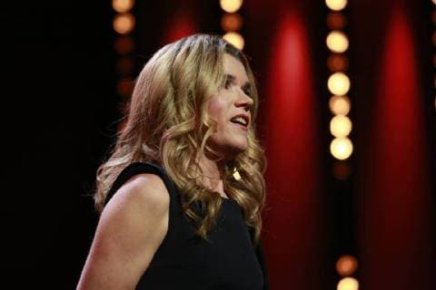 Anke Engelke moderates the bear ceremony of the 68 Berlinale on 24 02 2018 in Berlin in the Berlinale Palast on Potsdamer Platz Anke Engelke moderates the bear ceremony of the 68 Berlinale on 24 02 2018 in Berlin in the Berlinale Palast on Potsdamer Platz