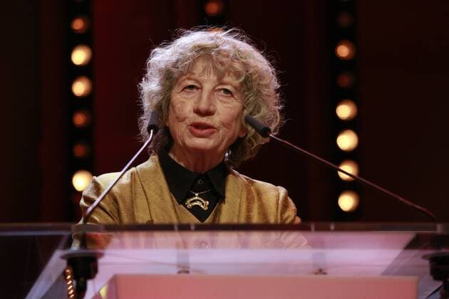 Ulrike Ottinger Jury member of the Glashütte Original Documentary Award speaks at the closing ceremony at the Berlin Baler on 24 02 2018 in Berlin in the Berlinale Palast Ulrike Ottinger Jury member of the Glashütte Original Documentary Award speaks at the closing ceremony at the 68 Berlinale on 24 02 2018 in Berlin Berlinale Palace