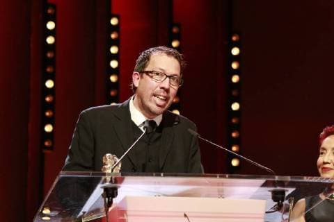 Marcelo Martinessi receives the Silver Bear Alfred Bauer Award for the film Las herederas on the stage of the 68 Berlinale on 24 02 2018 in Berlin at the Berlinale Palast Marcelo Martinessi receives the Silver Bear Alfred Bauer Award for the film Las herederas on the stage of the award ceremony the 68 Berlinale on 24 02 2018 in Berlin in the Berlinale Palast