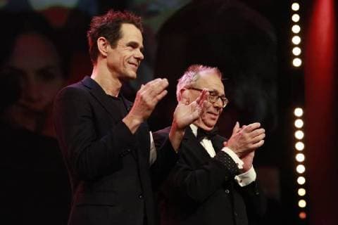 LR Tom Tykwer Jury President and Dieter Kosslick Berlinale boss on stage for the award ceremony of the Berlinale Palast Hall on 24 02 2018 in Berlinale LR Tom Tykwer Jury President and Dieter Kosslick Berlinale boss on stage at the closing ceremony of the 68 Berlinale am 24 02 2018 in Berlin at the Berlinale Palast