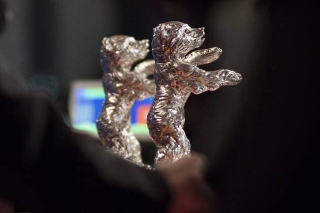 Silver bears at the Radio Berlin Berlin Nighttalk on the occasion of the 68th Berlin International Film Festival 68 Berlin International Film Festival