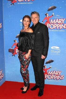 Jörg Pilawa and Irina Pilawa at the Mary Poppins Musical Premiere on 25 02 2018 in Hamburg Mary Poppins Musical Premiere in Hamburg 2018