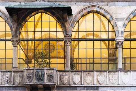 Italy, Milano, Loggia degli Osii at Piazza dei Mercanti  CSTF01612
