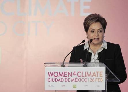 Executive Secretary of the United Nations Framework Convention on Climate Change (Unfccc) Patricia Espinoza takes part in the inauguration of the second Summit of Women for Climate in Mexico City, Mexico, 26 February 2018. The summit, organized by the Climate Leadership Group C40, gathers 92 mayors from around the world today. Mexico City s Mayor wants to involve children against climate change !ACHTUNG: NUR REDAKTIONELLE NUTZUNG!  Copyright: xMarioxGuzmanx CMX002 20180226-636552702477360747