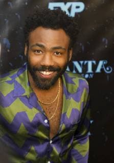 Actor recording artist Donald Glover attends Atlanta Robbin Season Atlanta Premiere at Starlight Six Drive In on February 26, 2018 in Atlanta, Georgia. USA - 2018 - Atlanta Robbin Season Premiere in Atlanta  Copyright: xHectorxAmadorx