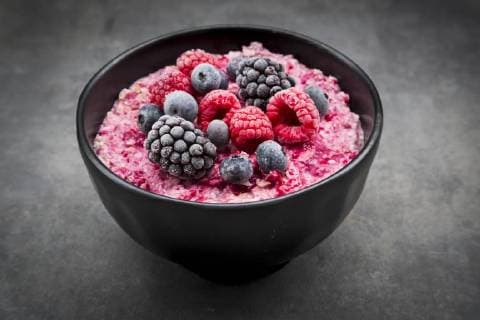 Overnight Oats mit frozen berries  LVF06639