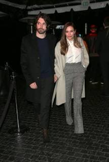 WEST HOLLYWOOD, CA - MARCH 1: Elizabeth Olsen, Robbie Arnett, at the 2018 Cadillac Oscar Celebration at the Chateau Marmont in Los Angeles, California on March 1, 2018. Copyright: xFayexSadoux