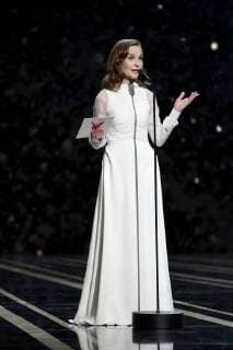 Französischer Filmpreis Cesar - Preisverleihung 43eme ceremonie des CESAR. Scene. 43th movie Cesar awards at Salle Pleyel. Stage. 224657 2018-03-02 Salle Pleyel Paris France Huppert, Isabelle  Copyright: xArnal-Degunx STAR_224657_061
