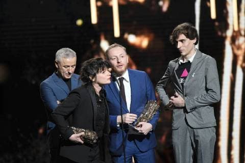 Französischer Filmpreis Cesar - Preisverleihung 43eme ceremonie des CESAR. Scene. 43th movie Cesar awards at Salle Pleyel. Stage. 224657 2018-03-02 Salle Pleyel Paris France Campillo, Robin  Copyright: xArnal-Degunx STAR_224657_092