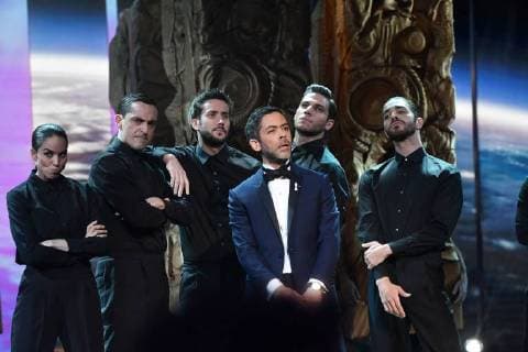 Französischer Filmpreis Cesar - Preisverleihung 43eme ceremonie des CESAR. Scene. 43th movie Cesar awards at Salle Pleyel. Stage. 224657 2018-03-02 Salle Pleyel Paris France Payet, Manu  Copyright: xArnal-Degunx STAR_224657_095