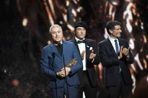 Französischer Filmpreis Cesar - Preisverleihung 43eme ceremonie des CESAR. Scene. 43th movie Cesar awards at Salle Pleyel. Stage. 224657 2018-03-02 Salle Pleyel Paris France Campillo, Robin  Copyright: xArnal-Degunx STAR_224657_130