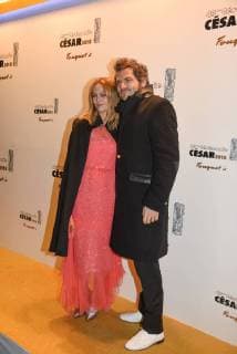 Französischer Filmpreis Cesar - After Party 43eme ceremonie des CESAR. Fouquets. 43the movie CESAR awards. After party at Fouquets restaurant on Champs Elysees. 224660 2018-03-02 Salle Pleyel Paris France Paradis, Vanessa; Chedid, Matthieu ( M chanteur)  Copyright: xArnal-Degunx STAR_224660_020