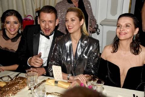 Französischer Filmpreis Cesar - After Party 43eme ceremonie des CESAR. Fouquets. 43the movie CESAR awards. After party at Fouquets restaurant on Champs Elysees. 224660 2018-03-02 Salle Pleyel Paris France Binoche, Juliette; Boon, Dany; Cotillard, Marion; Boon, Yael  Copyright: xArnal-Degunx STAR_224660_034