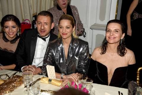 Französischer Filmpreis Cesar - After Party 43eme ceremonie des CESAR. Fouquets. 43the movie CESAR awards. After party at Fouquets restaurant on Champs Elysees. 224660 2018-03-02 Salle Pleyel Paris France Binoche, Juliette; Boon, Dany; Cotillard, Marion; Boon, Yael  Copyright: xArnal-Degunx STAR_224660_035