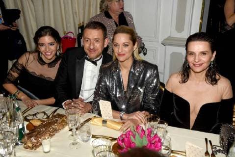 Französischer Filmpreis Cesar - After Party 43eme ceremonie des CESAR. Fouquets. 43the movie CESAR awards. After party at Fouquets restaurant on Champs Elysees. 224660 2018-03-02 Salle Pleyel Paris France Binoche, Juliette; Boon, Dany; Cotillard, Marion; Boon, Yael  Copyright: xArnal-Degunx STAR_224660_036