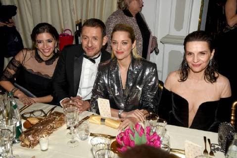 Französischer Filmpreis Cesar - After Party 43eme ceremonie des CESAR. Fouquets. 43the movie CESAR awards. After party at Fouquets restaurant on Champs Elysees. 224660 2018-03-02 Salle Pleyel Paris France Binoche, Juliette; Boon, Dany; Cotillard, Marion; Boon, Yael  Copyright: xArnal-Degunx STAR_224660_037