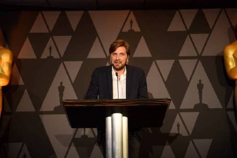 Ruben Ostlund, director of the Oscar nominated foreign film The Square (Sweden), at the reception for the Foreign Language Film Award category for the 90th Oscars on Friday. Beverly Hills U.S. - ZUMAz03_ 20180302_shf_z03_230 Copyright: xKatexNoellex