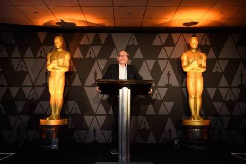 March 2, 2018 - Beverly Hills, California, U.S. - Presenter HANS ZIMMER at the reception for the Foreign Language Film Award category for the 90th Oscars on Friday. Beverly Hills U.S. - ZUMAz03_ 20180302_shf_z03_213 Copyright: xKatexNoellex