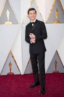 Tom Holland arrives on the red carpet of The 90th OscarsÂ® at the DolbyÂ® Theatre in Hollywood, CA on Sunday, March 4, 2018.  Copyright: xMichaelxBakerx 33546_020PLX