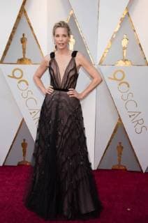 Leslie Bibb arrives on the red carpet of The 90th OscarsÂ® at the DolbyÂ® Theatre in Hollywood, CA on Sunday, March 4, 2018.  Copyright: xMichaelxBakerx 33546_042PLX
