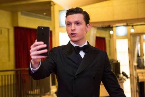 Tom Holland arrives on the red carpet of The 90th OscarsÂ® at the DolbyÂ® Theatre in Hollywood, CA on Sunday, March 4, 2018.  Copyright: xCarolynxDiloretox 33546_061PLX