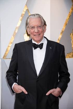 Donald Sutherland arrives on the red carpet of The 90th Oscars® at the Dolby® Theatre in Hollywood, CA on Sunday, March 4, 2018.  Copyright: xMichaelxBakerx 33546_079PLX