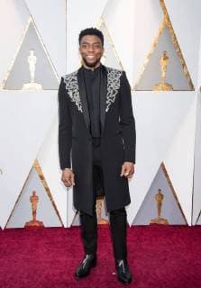 Chadwick Boseman arrives on the red carpet of The 90th OscarsÂ® at the DolbyÂ® Theatre in Hollywood, CA on Sunday, March 4, 2018.  Copyright: xMichaelxBakerx 33546_139PLX