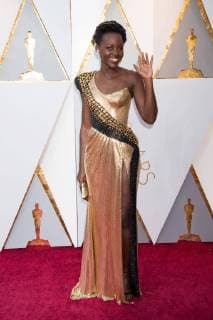 Lupita Nyong o arrives on the red carpet of The 90th OscarsÂ® at the DolbyÂ® Theatre in Hollywood, CA on Sunday, March 4, 2018.  Copyright: xMichaelxBakerx 33546_207PLX