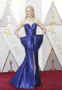 Nicole Kidman arrives on the red carpet for the 90th annual Academy Awards at the Dolby Theatre in the Hollywood section of Los Angeles on March 4, 2018.  LAP20180304098 JOHNxANGELILLO