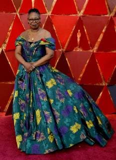 Actor Whoopi Godlberg arrives on the red carpet for the 90th annual Academy Awards at the Dolby Theatre in the Hollywood section of Los Angeles on March 4, 2018.  LAP20180304884 JIMxRUYMEN