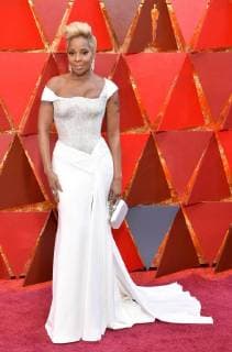 Singer Mary J. Blige arrives on the red carpet for the 90th annual Academy Awards at the Dolby Theatre in the Hollywood section of Los Angeles on March 4, 2018.  LAP20180304464 JIMxRUYMEN
