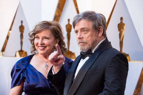 Mark Hamill and Marilou York arrive on the red carpet of The 90th OscarsÂ® at the DolbyÂ® Theatre in Hollywood, CA on Sunday, March 4, 2018.  Copyright: xPhilxMcCartenx 33546_216PLX