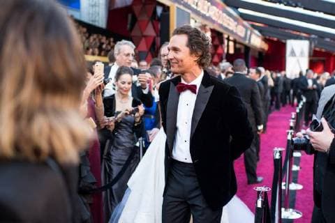 Matthew McConaughey arrives on the red carpet of The 90th OscarsÂ® at the DolbyÂ® Theatre in Hollywood, CA on Sunday, March 4, 2018.  Copyright: xToddxWawrychukx 33546_239PLX
