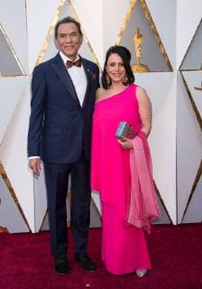 March 4, 2018 - Hollywood, CA, U.S. - 04 March 2018 - Hollywood, California - Wes Studi and guest. 90th Annual Academy Awards presented by the Academy of Motion Picture Arts and Sciences held at Hollywood & Highland Center. Photo Credit: . AdMedia Hollywood U.S. - ZUMAa123 20180304_zaa_a123_056 Copyright: xA.M.P.A.Sx