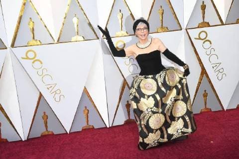 March 4, 2018 - Los Angeles, California, U.S. - RITA MORENO arrives on the red carpet for the 90th Annual Academy Awards at the Dolby Theatre. Los Angeles U.S. - ZUMAz03_ 20180304_zbp_z03_037 Copyright: xKevinxSullivanx
