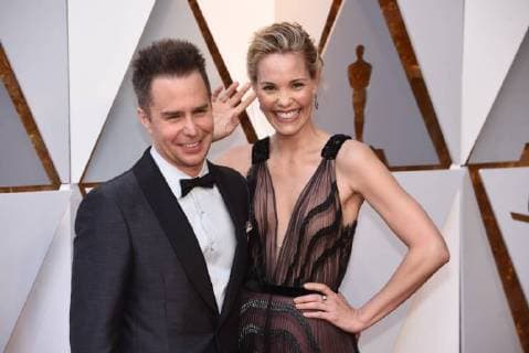March 4, 2018 - Los Angeles, California, U.S. - SAM ROCKWELL AND LESLIE BIBB arrive on the red carpet for the 90th Annual Academy Awards at the Dolby Theatre. Los Angeles U.S. - ZUMAz03_ 20180304_zbp_z03_018 Copyright: xKevinxSullivanx
