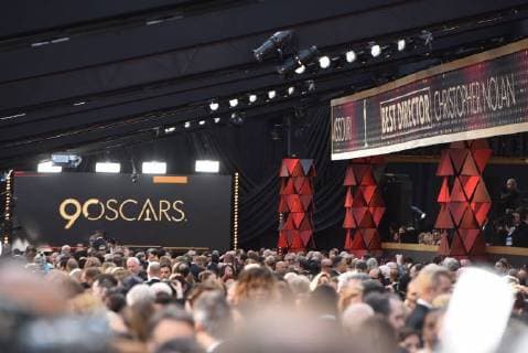 March 4, 2018 - Los Angeles, California, U.S. - A crowded red carpet as the stars arrive for the 90th Annual Academy Awards at the Dolby Theatre. Los Angeles U.S. - ZUMAz03_ 20180304_zbp_z03_061 Copyright: xKevinxSullivanx