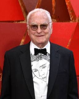 Film director James Ivory arrives on the red carpet for the 90th annual Academy Awards at the Dolby Theatre in the Hollywood section of Los Angeles on March 4, 2018.  LAP20180304504 JIMxRUYMEN