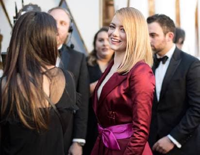 Emma Stone arrives on the red carpet of The 90th OscarsÂ® at the DolbyÂ® Theatre in Hollywood, CA on Sunday, March 4, 2018.  Copyright: xToddxWawrychukx 33546_276PLX